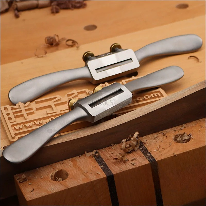 Spoke Shave Round - Plaina de Aço Inoxidável Ajustável com
