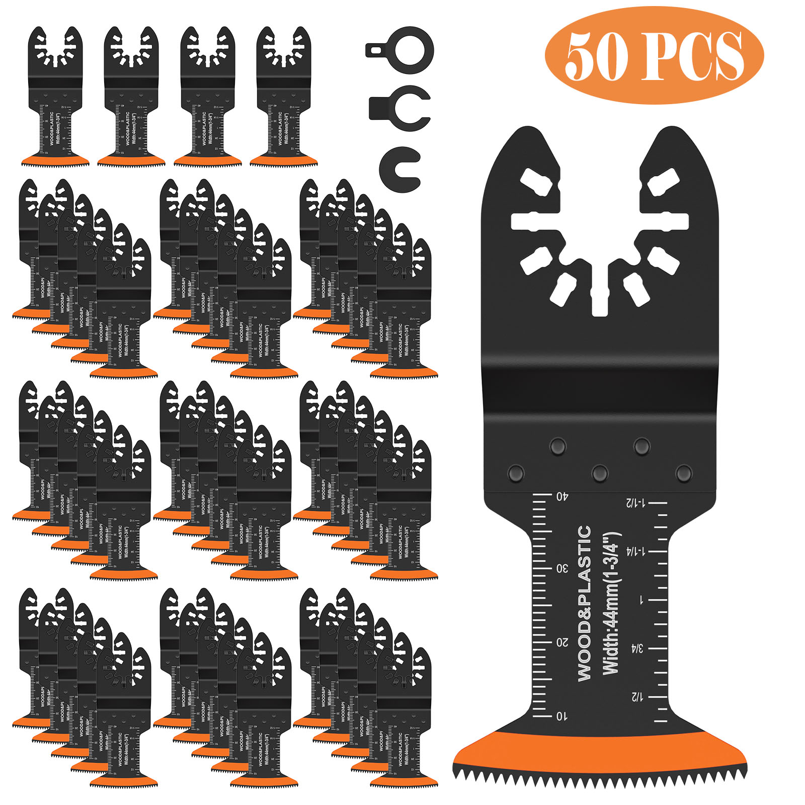 Spoke Shave Round - 50/10 pçs lâminas de serra oscilantes