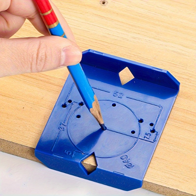 Woodworking Design Software - 1 peça Gabarito Localizador de Furos