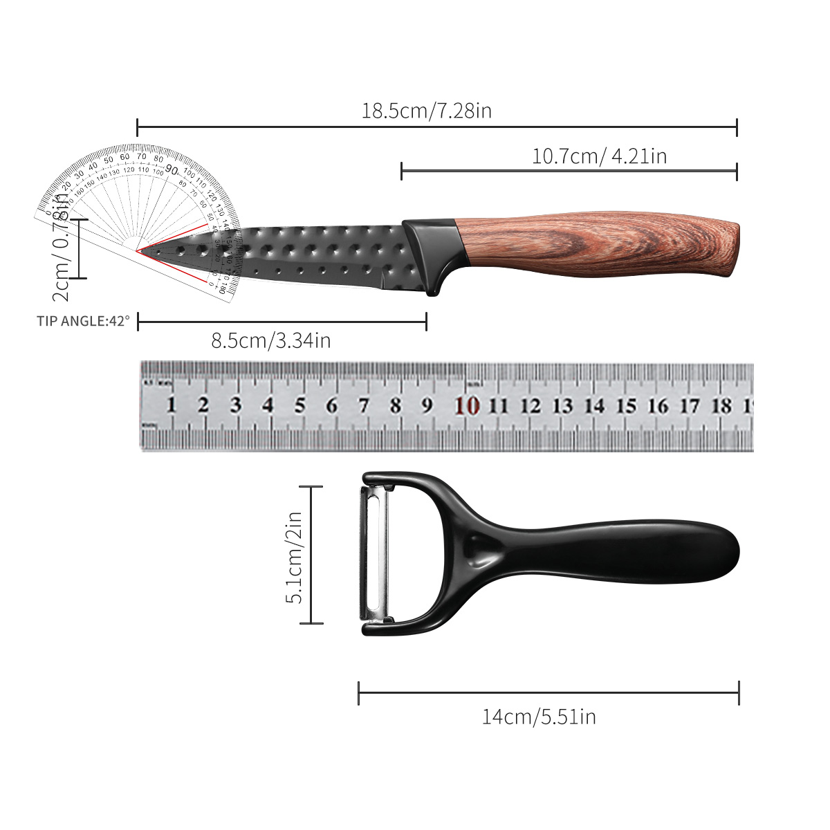 Faca de frutas de aço inoxidáv - Woodworking Plan Pdf avaliação e preço
