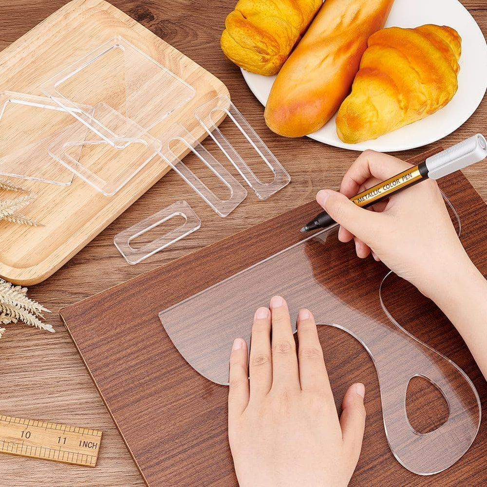 7 pçs modelo de charcutaria al - Woodworking Hardware avaliação e preço